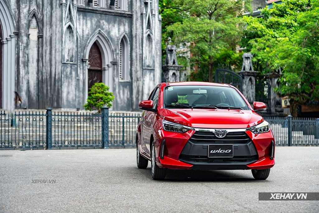 Đuôi xe Toyota Wigo với thiết kế trẻ trung